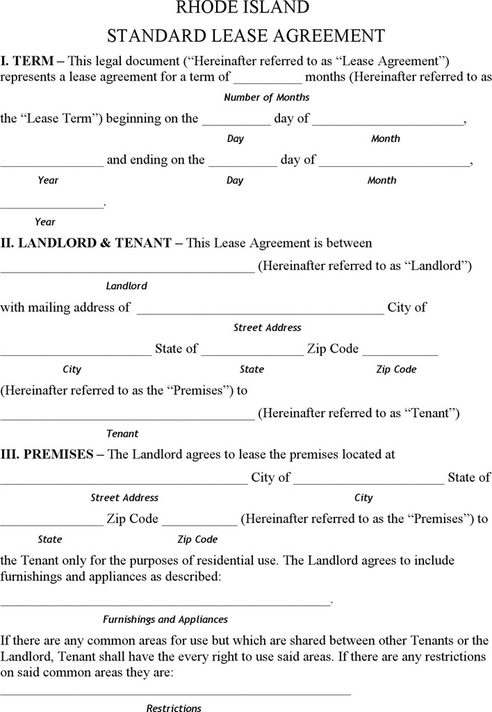 1 Rhode Island Last Will And Testament Form Free Download