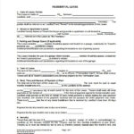 12 Residential Lease Agreement Templates PDF Word Free Premium
