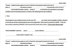 13 Blank Rental Agreement Templates Free Sample Example Format