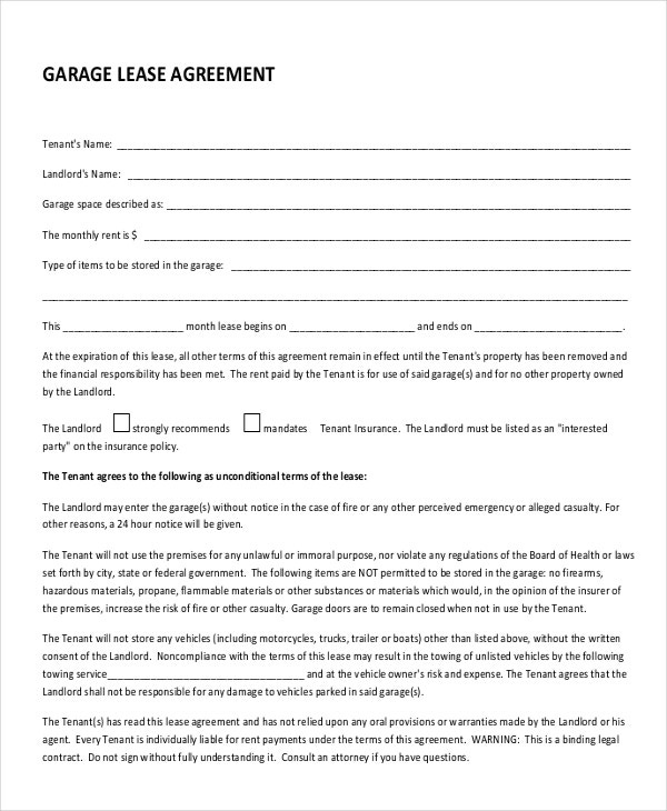 20 Rental Lease Agreement Free Word PDF Format Download Free 