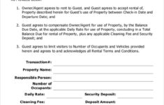 20 Residential Rental Agreement Templates Word PDF Free Premium
