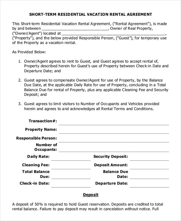 20 Residential Rental Agreement Templates Word PDF Free Premium 