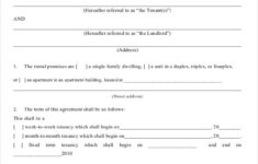 21 Free Rental Agreement Templates Free Sample Example Format