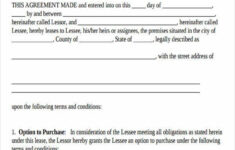21 Printable Lease Agreement Templates Word PDF Pages Free