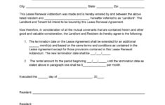 36 Best Lease Renewal Letters Forms Word PDF TemplateLab