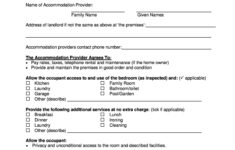 40 Free Roommate Agreement Templates Forms Word PDF