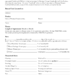 5 Basic Room Rental Agreement Templates Word Excel Templates