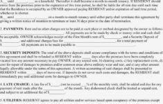 6 Month Lease Agreement Template