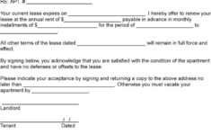 7 Sample Lease Renewal Templates Free Download