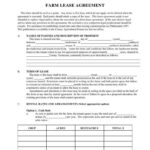 8 Farm Lease Agreement Templates PDF Word Free Premium Templates