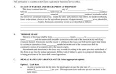 8 Farm Lease Agreement Templates PDF Word Free Premium Templates