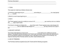 8 Tenant Lease Agreement Templates PDF Free Premium Templates