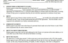 9 Blank Rental Agreements To Download For Free Sample Templates