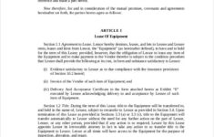 9 Lease Purchase Agreement Word PDF Google Docs Apple Pages