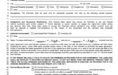 Arizona Residential Lease Agreement Template 2020 2022 Fill And Sign