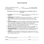 Auto Lease Agreement Sample Edit Fill Sign Online Handypdf