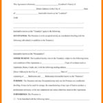 Basic Rental Agreement Fillable Template Business