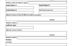 Basic Rental Agreement Pdf Template Business