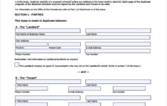Blank Free Printable Simple One Page Lease Agreement TUTORE ORG