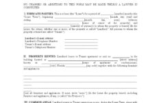 Download Free Florida Residential Lease Agreement Printable Lease