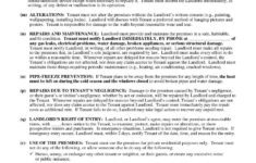 Download Free Michigan Residential Lease Agreement Printable Lease
