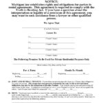 Download Free Michigan Residential Lease Agreement Printable Lease