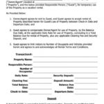 Editable Free Shortterm Rental Lease Agreement Templates Vacation