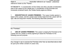 Fillable Online Texas commercial lease agreement form docx Fax Email