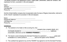 FREE 10 Sample Blank Lease Agreement Forms In PDF MS Word