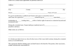 FREE 10 Sample Lease Extension Forms In PDF Word Excel