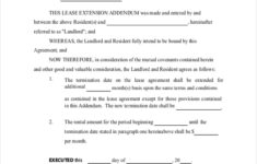 FREE 10 Sample Lease Extension Forms In PDF Word Excel