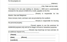 FREE 10 Sample Rental Lease Agreement Templates In PDF MS Word