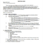 FREE 11 Sample Hunting Lease Agreement Templates In PDF MS Word