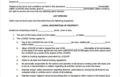 FREE 11 Sample Hunting Lease Agreement Templates In PDF MS Word