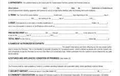 FREE 11 Sample Residential Lease Agreement Templates In PDF MS Word