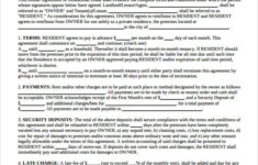 FREE 13 Sample Residential Rental Agreement Templates In PDF