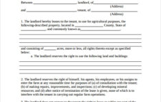 FREE 16 Sample Land Lease Agreement Templates In PDF MS Word