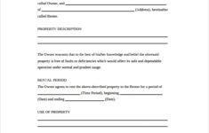 FREE 19 Sample Rental Agreement Templates In PDF MS Word