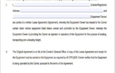 FREE 6 Owner Operator Lease Agreement Samples In MS Word Google Docs