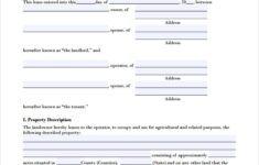 FREE 6 Sample Pasture Lease Agreement Templates In PDF MS Word