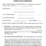 FREE 7 Useful Sample Leasing Agreement Templates In PDF