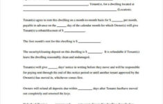 FREE 8 Generic Rental Agreement Forms In PDF MS Word