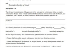 FREE 8 Sample Blank Rental Agreement Templates In PDF MS Word
