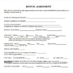 FREE 8 Standard Rental Agreement Templates In PDF MS Word Excel