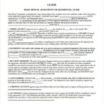 FREE 9 Blank Lease Agreement Templates In PDF MS Word