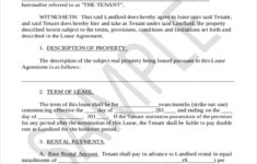 FREE 9 Sample Commercial Lease Agreement Forms In PDF MS Word