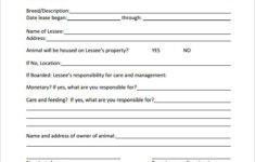 FREE 9 Sample Horse Lease Agreement Templates In PDF MS Word