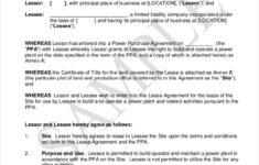 FREE 9 Sample Printable Lease Agreement Forms In PDF MS Word