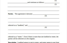 FREE 9 Simple Rental Agreement Templates In PDF MS Word