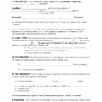 Free Alabama Standard Residential Lease Agreement Template Word PDF